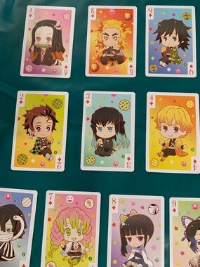 Anime Demon Slayers Full Diamond Set Playing Cards